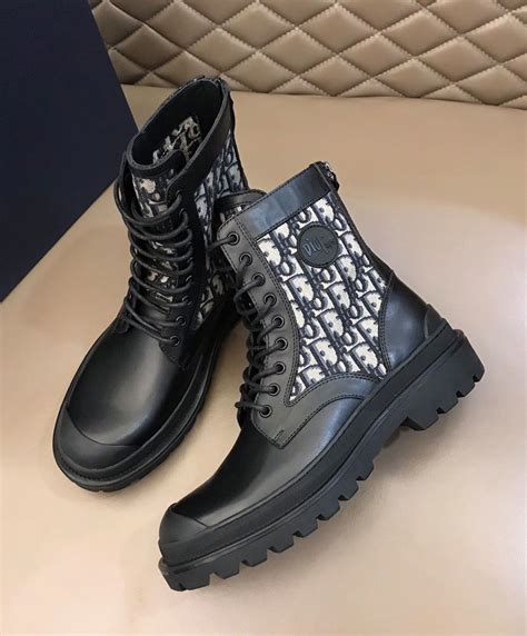 black dior boots men